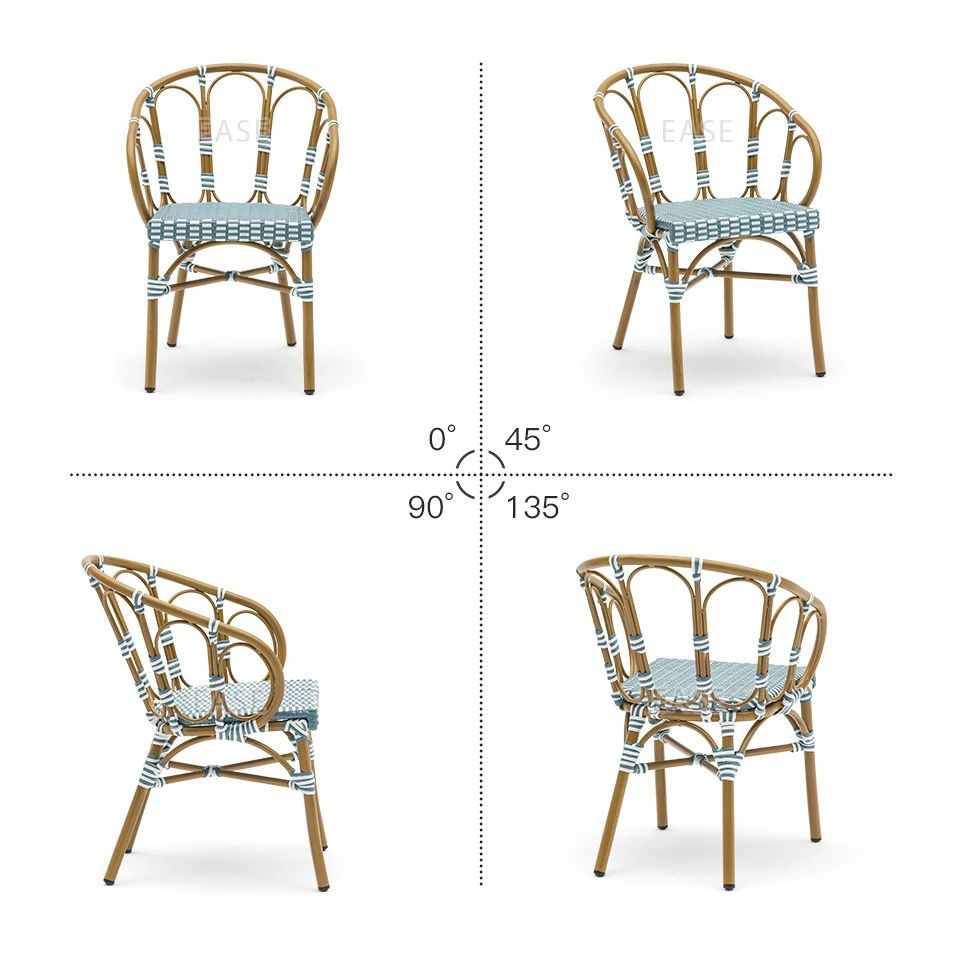 Bistro French All Weather Rattan Chairs best